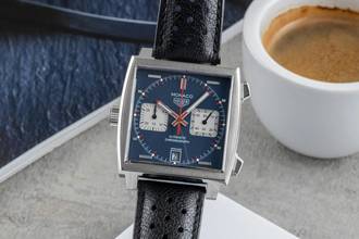 Thumbnail von TAG Heuer Monaco Calibre 11 Steve McQueen Chronograph Automatik Ref CAW211P.FC6356 B&P 2017