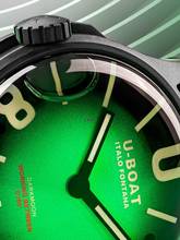 Thumbnail von U-Boat 9503 Darkmoon Green PVD Soleil Herrenuhr 40mm 5ATM