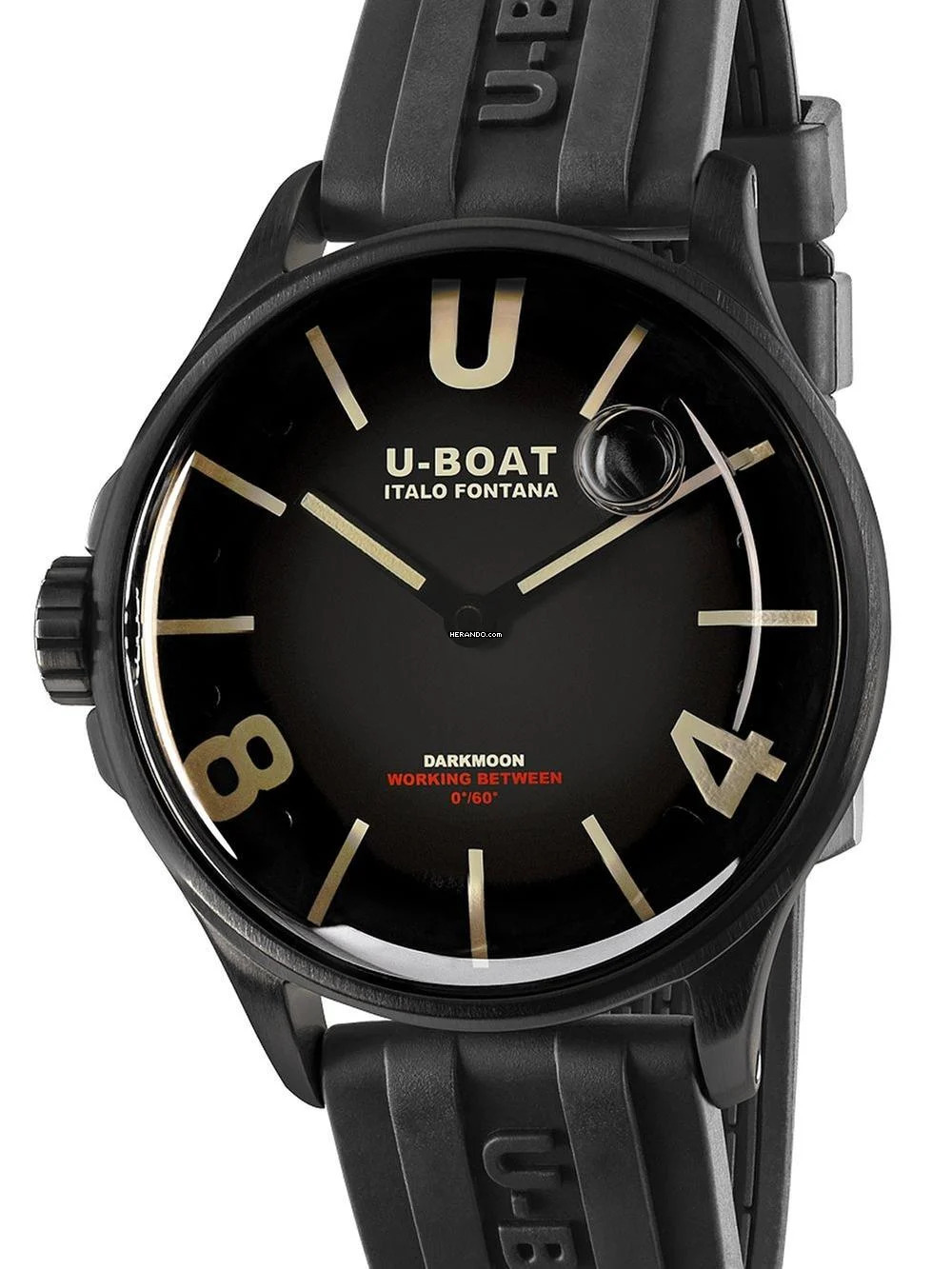  U-Boat 9019/B Darkmoon Herrenuhr 40mm IPB 5ATM 