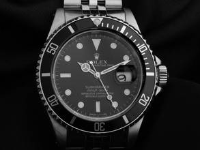 Thumbnail von Rolex Submariner Date Ref.16610 1990 Box&Beschreibung sehr Gut Vintage Submariner Date