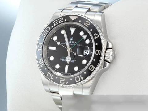  Rolex GMT-Master II Edelstahl 116710ln 2010 Automatik Stahl Stainless Steel Oyster-band Chronometer Black Dial 