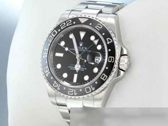  Rolex GMT-Master II Edelstahl 116710ln 2010 Automatik Stahl Stainless Steel Oyster-band Chronometer Black Dial 