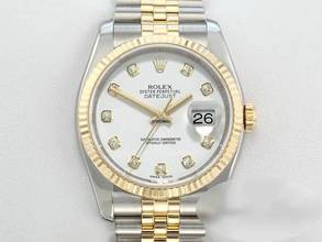 Thumbnail von Rolex Datejust 36 36mm 116233 2013 Diamanten Stahl Gelbgold 750 Rolex-service 2025