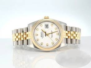 Thumbnail von Rolex Datejust 36 36mm 116233 2013 Diamanten Stahl Gelbgold 750 Rolex-service 2025
