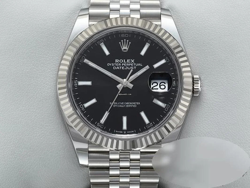 Rolex Datejust 41 Ungetragen Rolex Datejust 41 126334 2022 Stahl Weissgold 750 Automatik Gold