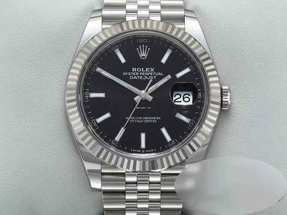  Rolex Datejust 41 Ungetragen Rolex Datejust 41 126334 2022 Stahl Weissgold 750 Automatik Gold 