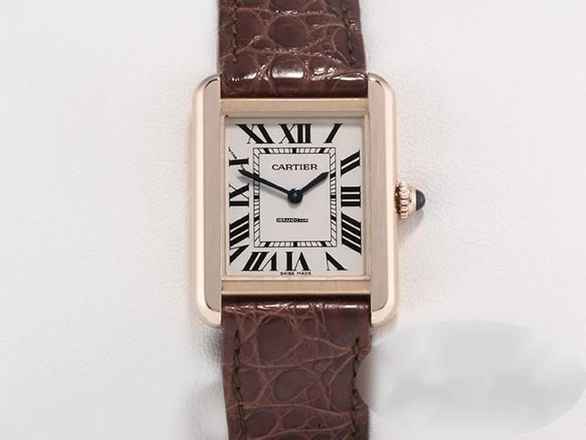  Cartier Tank Solo Edelstahl Rosegold 750 2018 W5200024 Stahl Gold Damen 