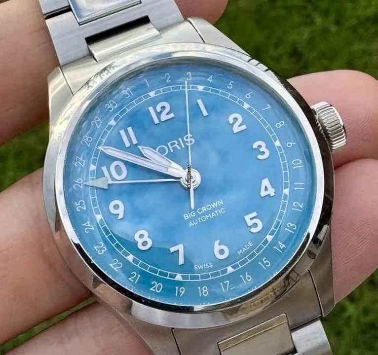  Oris Big Crown Pointer Date Blue NEW FULL SET 
