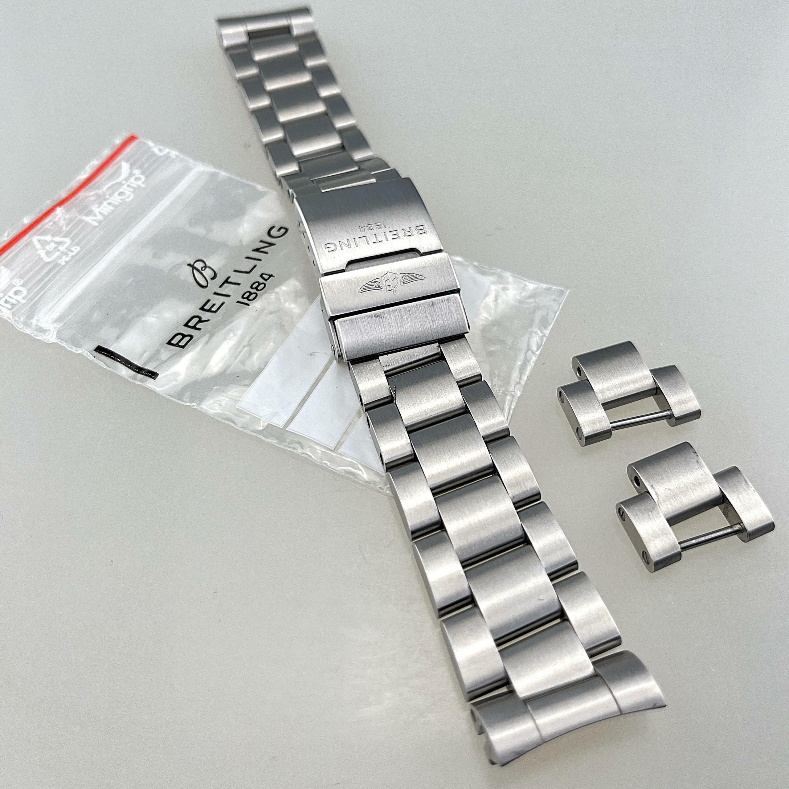 Thumbnail von Breitling Superocean 44 Automatic A17367 Stahlgehäuse Kautschuk plus Stahlarmband ZB schwarz Full Set plus Original Breitling Stahlarmband