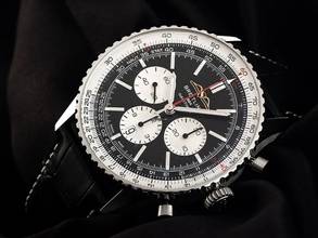 Thumbnail von Breitling Navitimer 1 B01 Chronograph Ref.AB0137211B1P1 2025 Full Set Ungetragen Navitimer B01 Krokoleder Faltschließe
