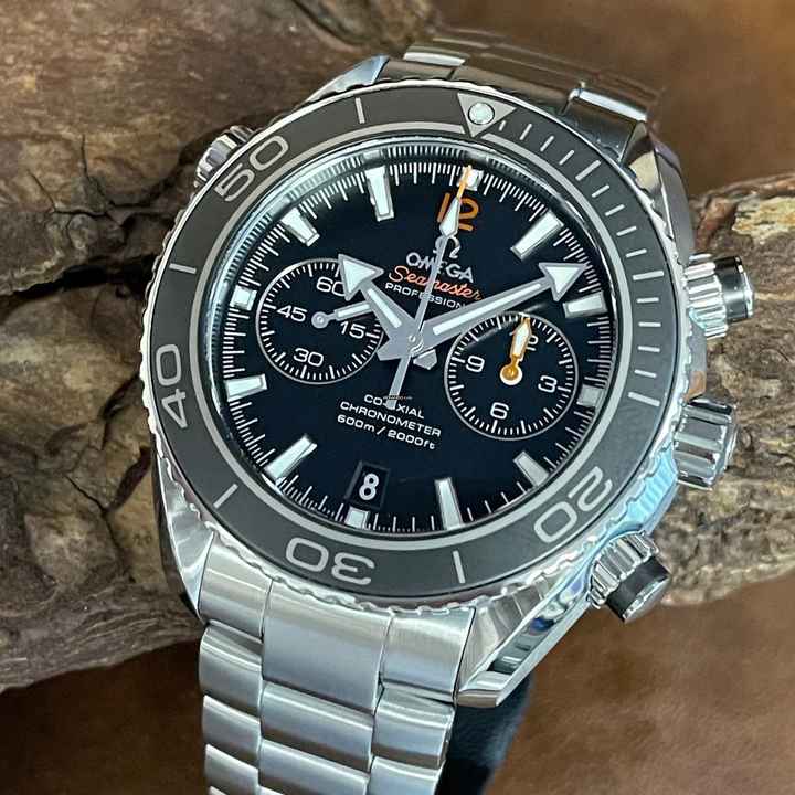  Omega Seamaster Planet Ocean Chronograph Stahl - FULL SET 2016 