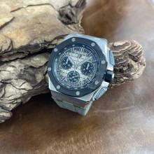 Thumbnail von Audemars Piguet Royal Oak Offshore Chronograph Royal Oak Offshore Chrono - FULLSET 2021 - Ref. 26420SO.OO.A600CA.01 original invoice - unpolished