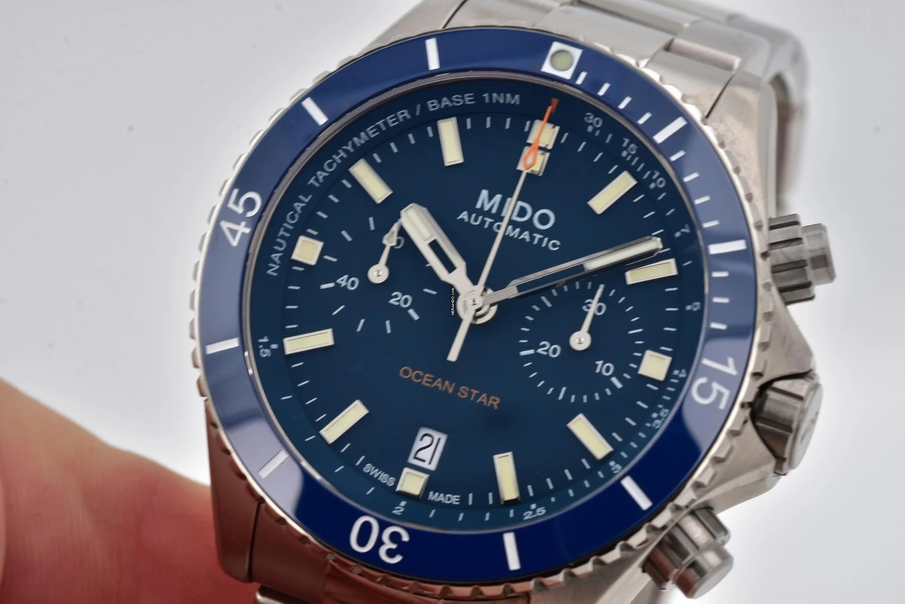 Thumbnail von Mido Ocean Star Diver Chronograph Blue Titanium M026.627.44.041.00