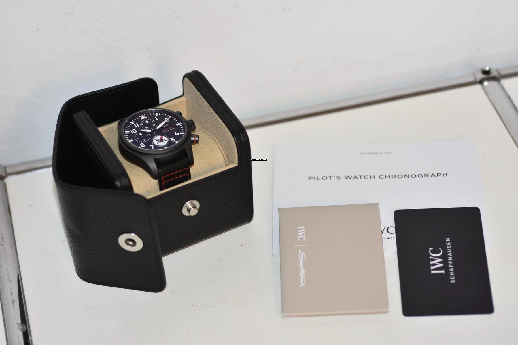 Thumbnail von IWC Fliegeruhr Chronograph Top Gun Fliegerchronograph Pilot TOP GUN Keramik Tophatters Top Hatters IW389108