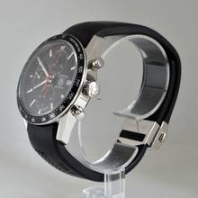 Thumbnail von TAG Heuer Carrera Calibre 16 chronograph CV2014 black dial Rubber strap