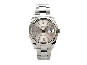 Thumbnail von Rolex Datejust 41 Edelstahl Weißgold 126334 Silber