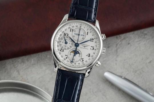  Longines Master Collection Chronograph Stahl Automatik Ref. L2.673.4.78.5 B&P 