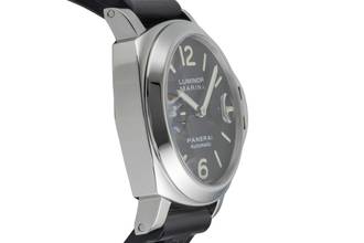 Thumbnail von Panerai Luminor Marina Automatic Datum Edelstahl Herrenuhr Ref. PAM00104 B&P