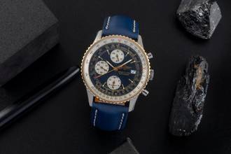 Thumbnail von Breitling Old Navitimer Chronograph Stahl / Gold Automatik Herrenuhr Ref D13322