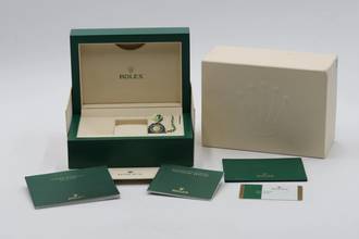 Thumbnail von Rolex Datejust II Stahl / Weissgold Black Roman Dial Automatik Ref. 116334 B&P