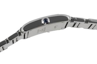 Thumbnail von Cartier Tank Française Edelstahl Quarz Damenuhr Ref. W51003Q3