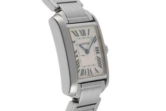 Thumbnail von Cartier Tank Française Edelstahl Quarz Damenuhr Ref. W51003Q3