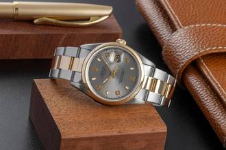 Thumbnail von Rolex Oyster Perpetual Date 34 Stahl / Gold Automatik Herrenuhr Oyster Perpetual Ref. 15203