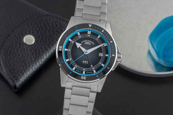  Mühle Sportivo Travel GMT Automatik Stahl Ref. M1-52-13 MB B&P 2025 