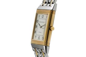 Thumbnail von Jaeger-LeCoultre Reverso Lady Stahl / Gold Quarz Damenuhr Ref. 140.252.5