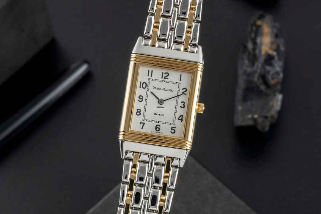  Jaeger-LeCoultre Reverso Lady Stahl / Gold Quarz Damenuhr Ref. 140.252.5 