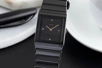 Thumbnail von Rado Ceramica Diastar Ceramica Damenuhr Ref. R21702722 Box & Papiere 2023
