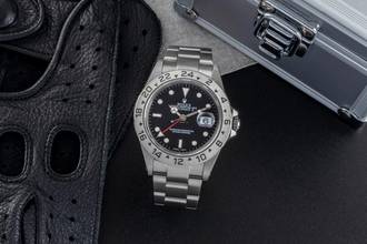 Thumbnail von Rolex Explorer II Black Dial Edelstahl Automatik Herrenuhr Ref. 16570 K-Serie