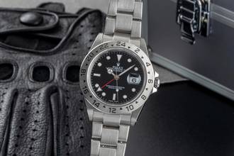 Thumbnail von Rolex Explorer II Black Dial Edelstahl Automatik Herrenuhr Ref. 16570 K-Serie