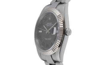 Thumbnail von Rolex Datejust 41 Wimbledon Stahl Weissgold Automatik Herrenuhr 126334 B&P 2019