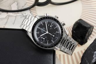 Thumbnail von Omega Speedmaster Reduced Chronograph Stahl Automatik Ref. 3510.50.00