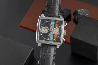 Thumbnail von TAG Heuer Monaco Calibre 12 Gulf Black Ref. CAW2113.FC6250 limited B&P 2009