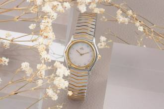 Thumbnail von Ebel Classic Wave Lady Stahl / Gold Damenuhr Diamonds Ref. E1090121 Box