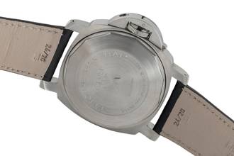 Thumbnail von Panerai Luminor Marina Automatic Edelstahl Automatik Herrenuhr Ref. PAM00086 Papiere 2001