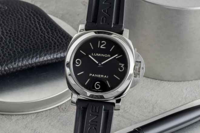  Panerai Luminor Base Handaufzug Edelstahl Herrenuhr Ref. PAM00112 