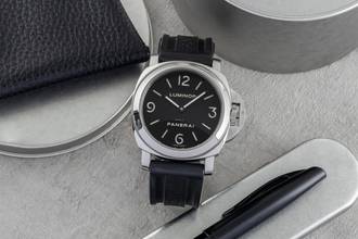 Thumbnail von Panerai Luminor Base Handaufzug Edelstahl Herrenuhr Ref. PAM00112