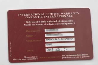 Thumbnail von Cartier Ballon Bleu 28mm de Cartier Stahl Quarz Damenuhr Ref. W4BB0015 Papiere 2019