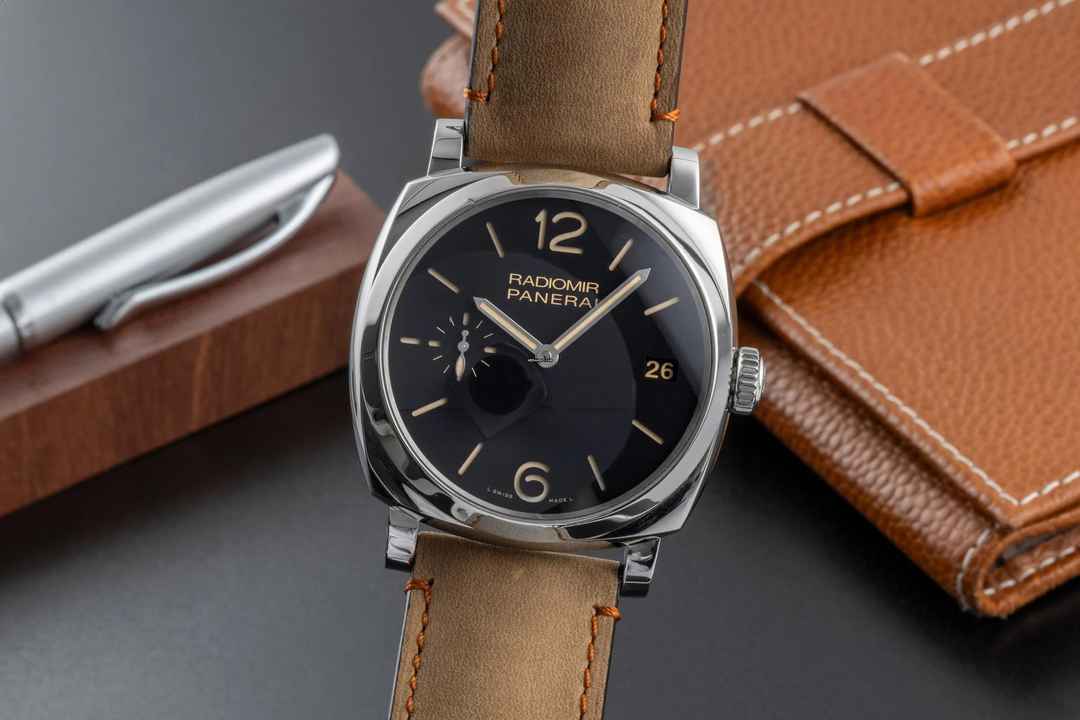  Panerai Radiomir 1940 3 Days Stahl Handaufzug Herrenuhr PAM00514 B&P 2016 