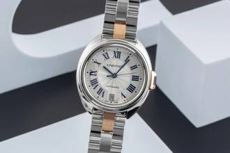 Thumbnail von Cartier Clé de Cartier Stahl / Gold Automatik Damenuhr Ref. W2CL0003 B&P 2018