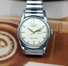 Thumbnail von Longines SILVER ARROW WITH RARE ORIGINAL BOX AND BRACELET 9104 VINTAGE