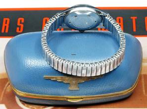 Thumbnail von Longines SILVER ARROW WITH RARE ORIGINAL BOX AND BRACELET 9104 VINTAGE