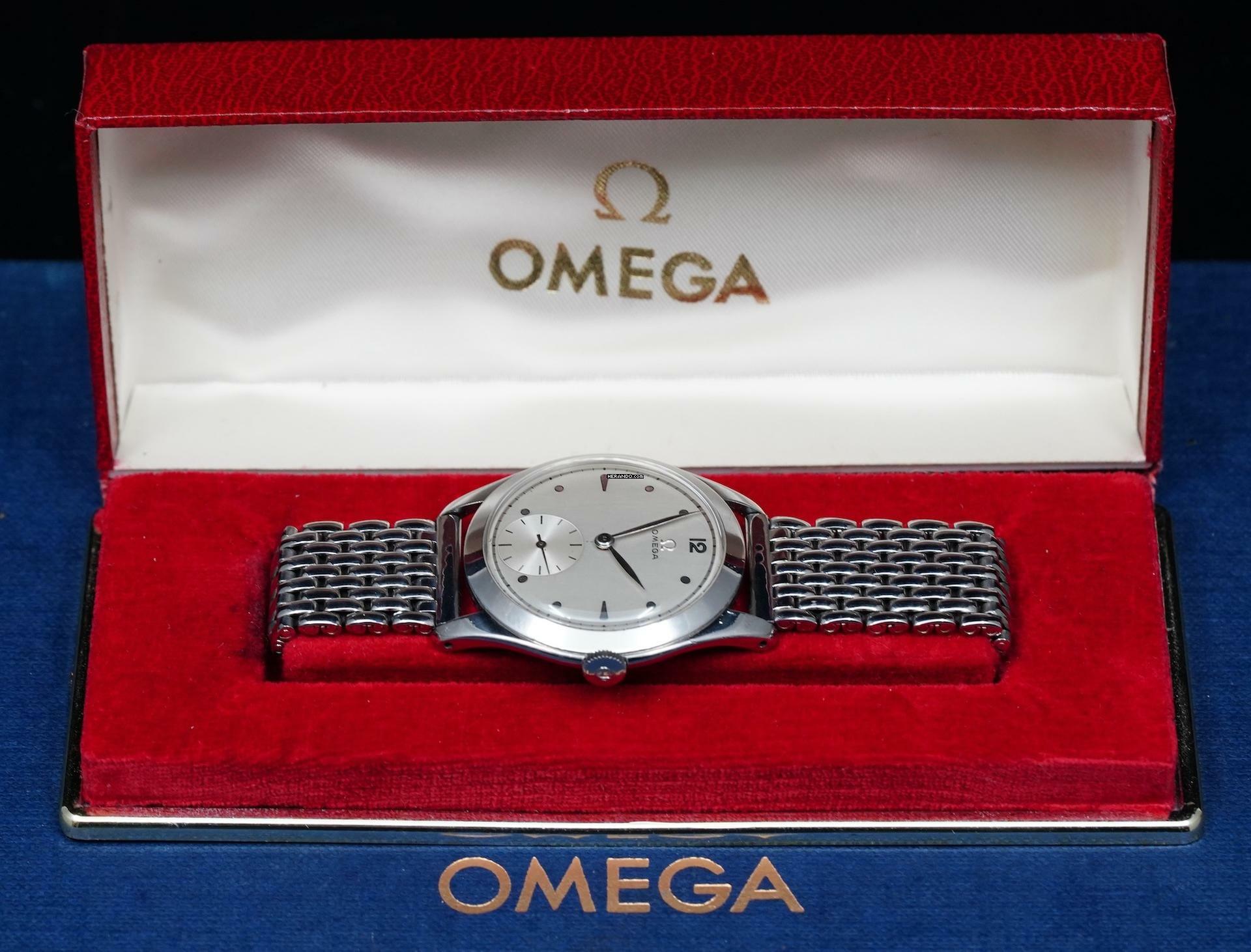 Thumbnail von Omega Classic RARE 1940'S 36MM CALATRAVA WITH STUNNING MIRROR DIAL VINTAGE 2489