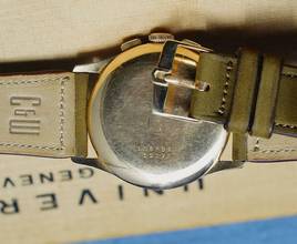 Thumbnail von Universal Genève Compax 18K PINK GOLD 1950'S COMPAX CHRONOGRAPH RARE VINTAGE