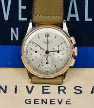 Thumbnail von Universal Genève Compax 18K PINK GOLD 1950'S COMPAX CHRONOGRAPH RARE VINTAGE