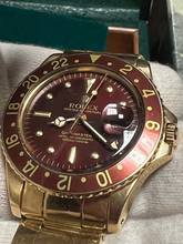 Thumbnail von Rolex GMT-Master 1675/8 GMT-Master Rootbeer 18k mit Box + Booklets aus 1969 Erstbesitz! Box + Booklets-Neuer Service