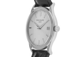 Thumbnail von Patek Philippe Calatrava Ref.5296G-010 2016 Full Set wie Neu Vintage Calatrava 18kt Weißgold Faltschließe